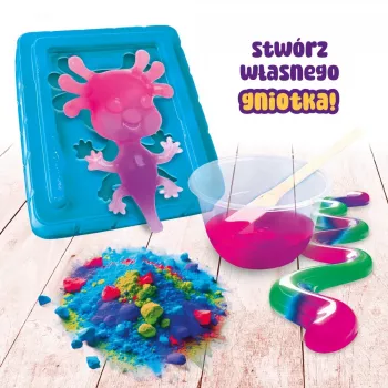 Handsqueezer Liscianigiochi Slumi Science Axolotl μοντέλο 304-PL110322 για εκπαιδευτικό παιχνίδι