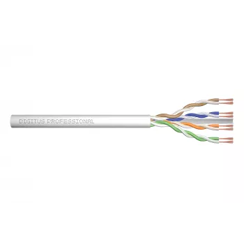 Καλώδιο δικτύου Digitus CAT 6A U/UTP Twisted-Pair Patch καλώδιο χύμα 100 m Γκρι