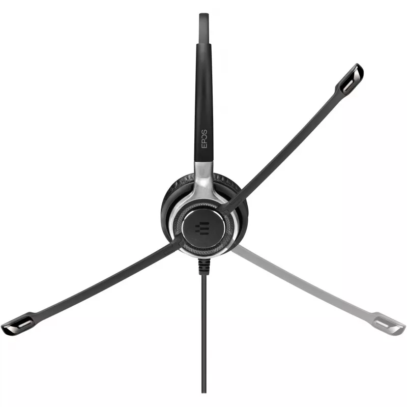 EPOS IMPACT SC 630 - Century - Headset - On-Ear - Ενσύρματο - Easy Disconnect - Μαύρο, Ασημί (1000554)
