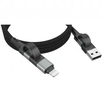 Ansmann μαγνητικό καλώδιο USB-A ή USB-C σε Lightning - καλώδιο - ψηφιακό/δεδομένων