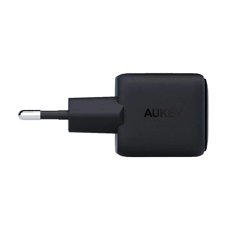 Τροφοδοτικό Aukey PA-B1L USB-C 30W μαύρο — συμπαγής προσαρμογέας USB‑C PD