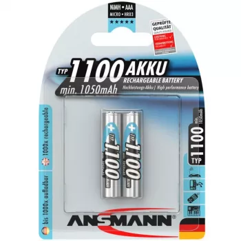 Μπαταρία Ansmann 1x2 NiMH 1100 mAh Micro AAA HR03