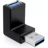 Προσαρμογέας USB 3.0 M/F DeLOCK 65340 Μαύρο