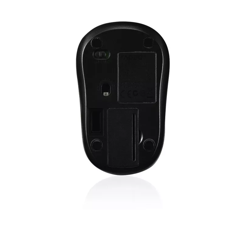 Rapoo M10 Plus Wireless Optical ποντίκι μαύρο