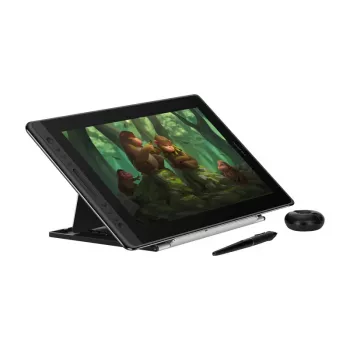 HUION Kamvas Pro 16 GT156 γραφίδα-ταμπλέτα με οθόνη, IPS 15,6 ιντσών, 1920×1080, περιοχή εργασίας 344,16×193,59 mm, 8192 επίπεδα πίεσης, 5080 lpi, USB, μαύρο