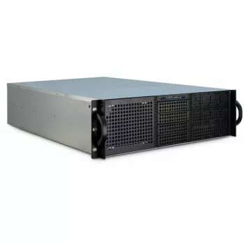 Inter-Tech 3U-30255 Rack μαύρο, ανοξείδωτο ατσάλι