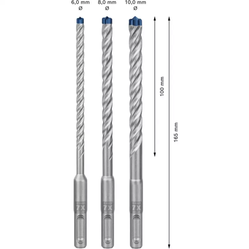 Bosch 2 608 900 196 τρυπάνι τρυπάνι καθιστού 3 τεμ.