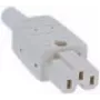 Βύσμα τροφοδοσίας C15 Bachmann 916.970 γκρι