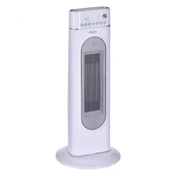 Ηλεκτρικός κεραμικός θερμαντήρας NOVEEN PTC3000, 2000 W (1200 W min), ένδειξη LED, χρονοδιακόπτης, τηλεχειριστήριο, ταλάντωση, λευκός