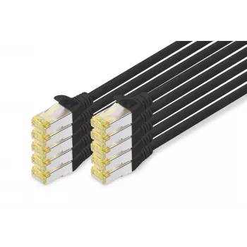 Καλώδιο δικτύου Digitus CAT 6A S/FTP RJ-45 5m Μαύρο