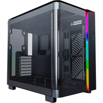 Montech KING 95 Midi-Tower, Tempered Glass, ARGB - μαύρο