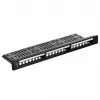Patch panel 1U LANBERG PPKS-1124-B, 24 θύρες, 1U, ABS, μαύρο, 482,6×44,5×154 mm