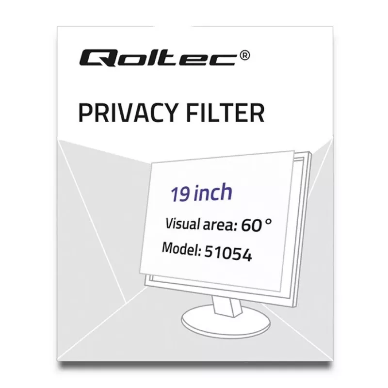 Qoltec 51054 φίλτρο προστασίας οθόνης 48,3 cm (19) φορητός υπολογιστής