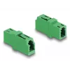 Οπτικός ζεύκτης ίνας LC Simplex θηλυκό σε LC Simplex θηλυκό APC πράσινο DeLOCK 87984