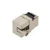 Υποδοχή Keystone Extralink CAT6 STP RJ45, θηλυκή, χαλύβδινο χρώμα, 1 τεμ.