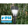 Beper P207ILO040 ηλιακά φωτιστικά κήπου με πασσάλους, σετ 4 τεμαχίων, IP44, μαύρα