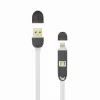 Sbox 2IN1W USB->Micro USB+IPH.5 M/M 1M λευκό