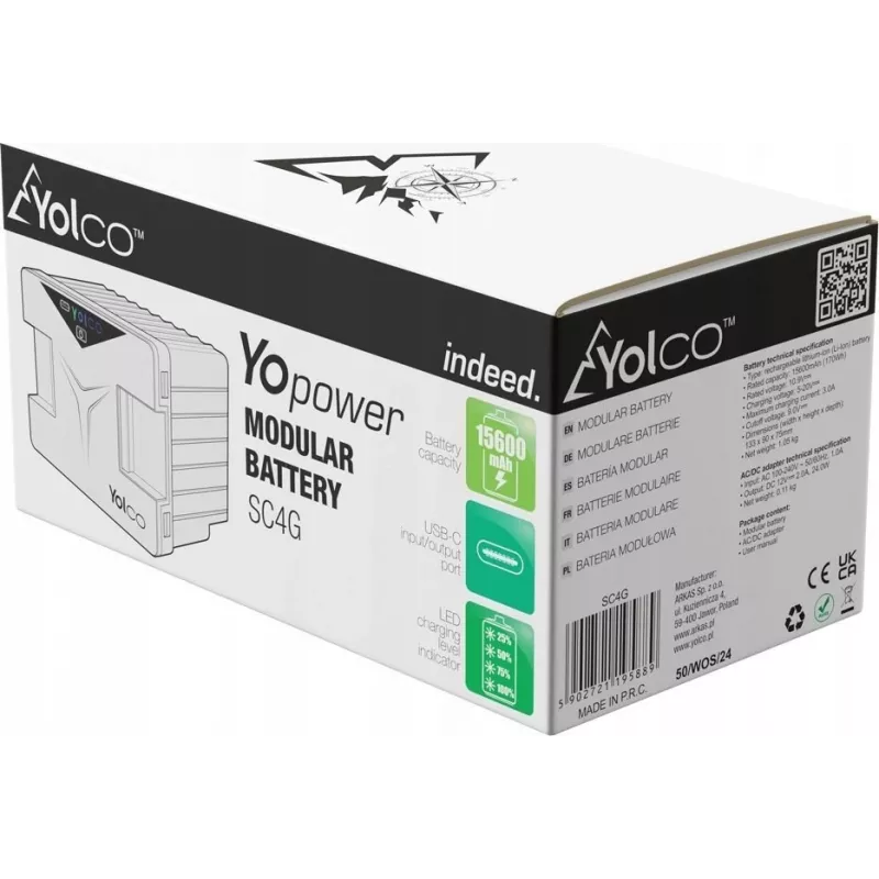 Yopower SC4G, SC4B αρθρωτή μπαταρία για φορητά ψυγεία Yolco
