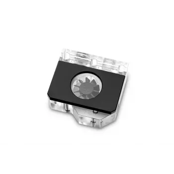 Δείκτης ροής EK Water Blocks Μαύρο Διαφανές 1/4 ίντσας