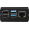 JOY-IT RPI CASE ALU06 - θήκη για Raspberry Pi 4, αλουμίνιο, μαύρο (RB-ALUCASEP4+06)