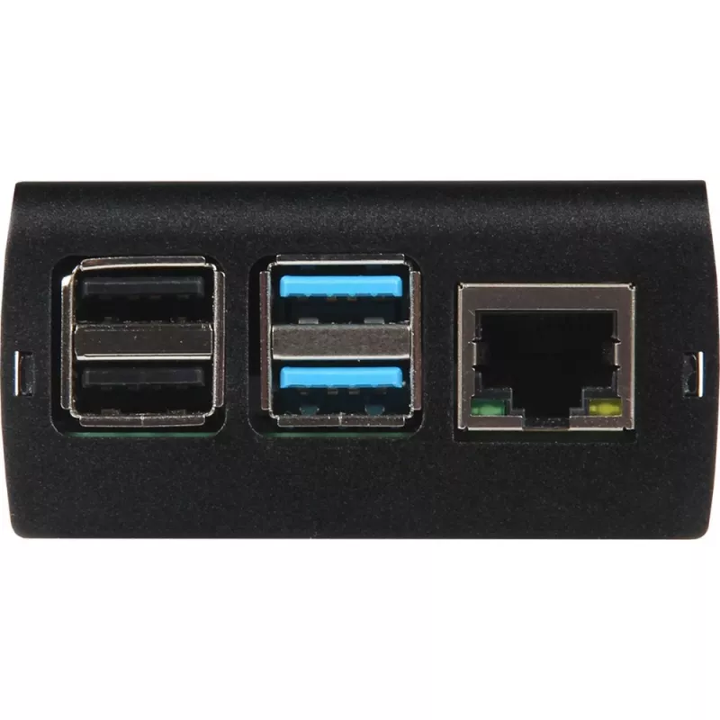 JOY-IT RPI CASE ALU06 - θήκη για Raspberry Pi 4, αλουμίνιο, μαύρο (RB-ALUCASEP4+06)