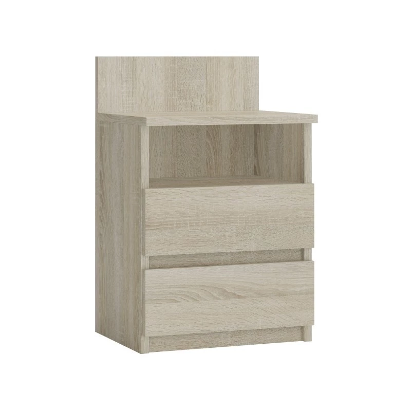 Top E Shop M1 SONOMA MAT κομοδίνο, 2 συρτάρια, δρυς