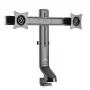 Βάση οθόνης MACLEAN MC-854 για δύο οθόνες 17–27 inch VESA 75x75 / 100x100, βάση γραφείου διπλού βραχίονα