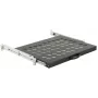 Ράφι rack LOGON RAS600BL μαύρο 30 kg χωρητικότητα 19 inch