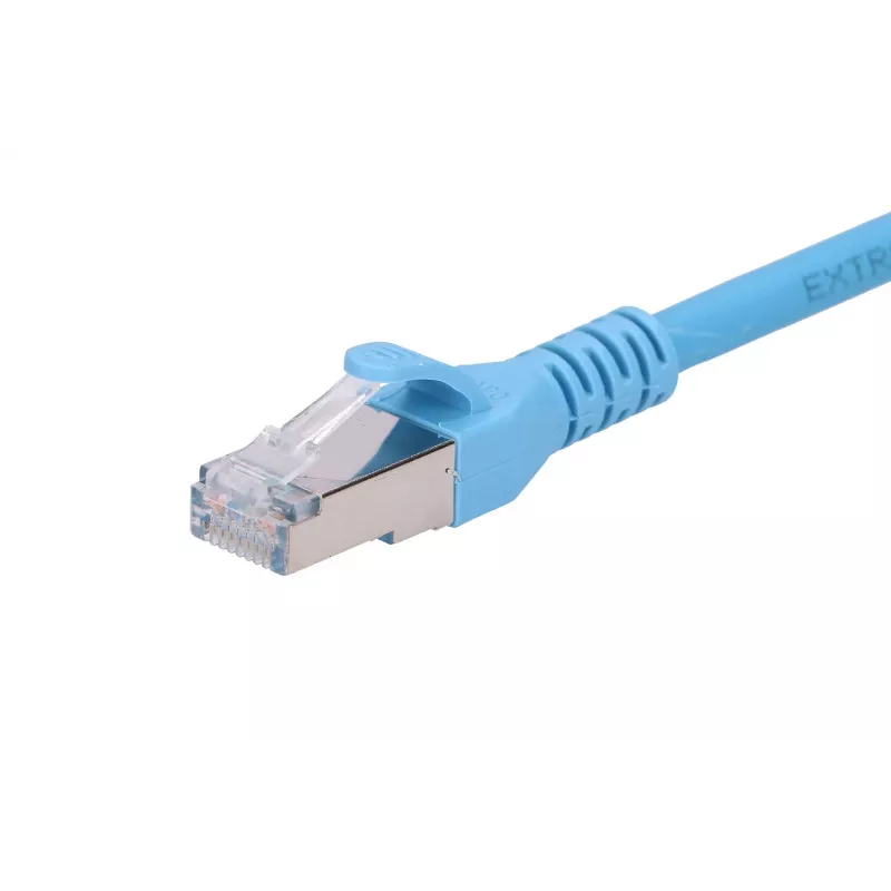 Καλώδιο Patch LAN Extralink Κατ.6A RJ-45 Cat6a 1m Μπλε