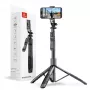 Τρίποδο-selfie-stick Crong CRGSGU1BLK αλουμινίου Bluetooth με πτυσσόμενα πόδια και βάση κινητού