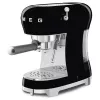 SMEG 50's Style ECF02BLEU μηχανή espresso, 15 bar, μαύρη
