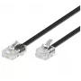 Καλώδιο τηλεφώνου Microconnect MPK463S RJ11 RJ45 15 m Διάφανο