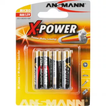 Μπαταρία μίας χρήσης Ansmann Micro AAA LR03