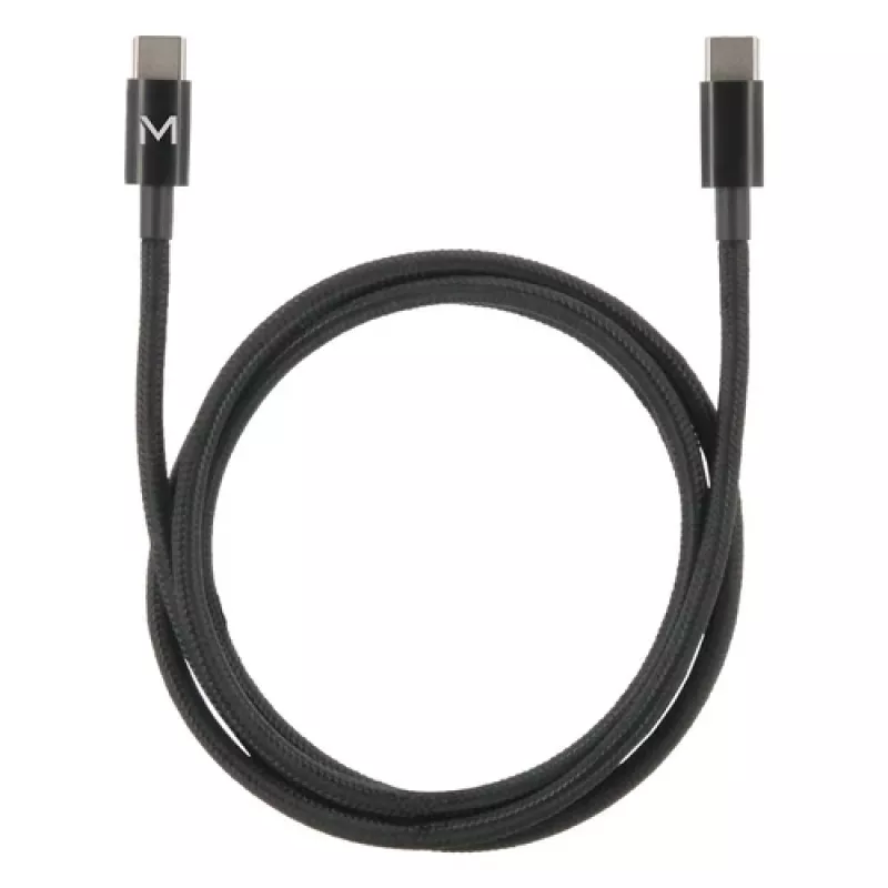 Καλώδιο USB Mobilis 001389 USB 2.0 1m USB-C μαύρο
