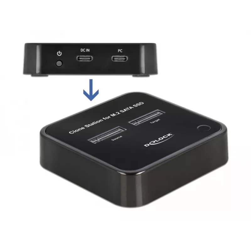 DeLOCK 64178 σταθμός βάσης USB 3.2 Gen 2 Type-C SSD M.2