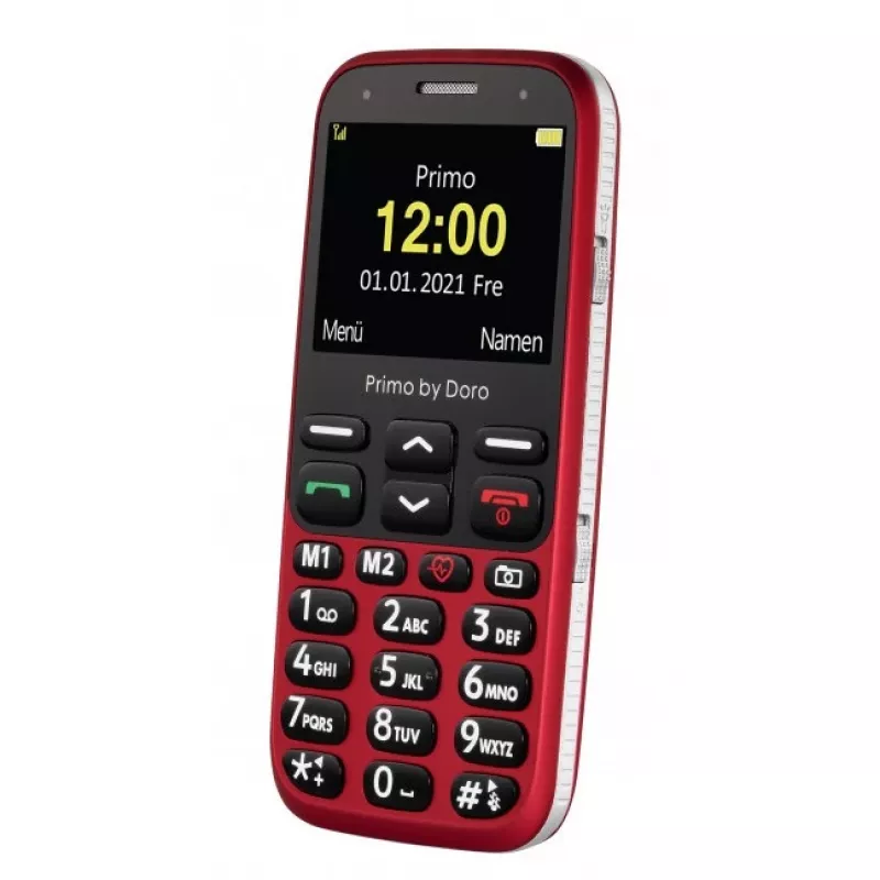 Doro Primo 368 κινητό τηλέφωνο, 2,3 ιντσών, 3 MP, 1000 mAh, κόκκινο