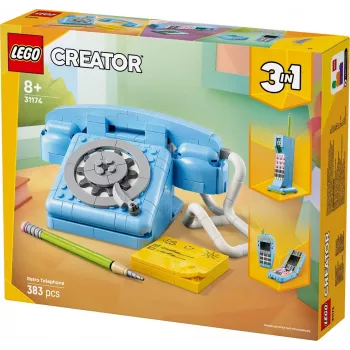 Παιχνίδι κατασκευής LEGO Creator 3-in-1 31174 σετ Retro-Telefon, 383 τεμ., 8+ ετών, 70×110×150 mm
