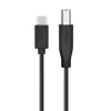 Καλώδιο USB A σε B TB 1,8 m — Μαύρο, για εκτυπωτές