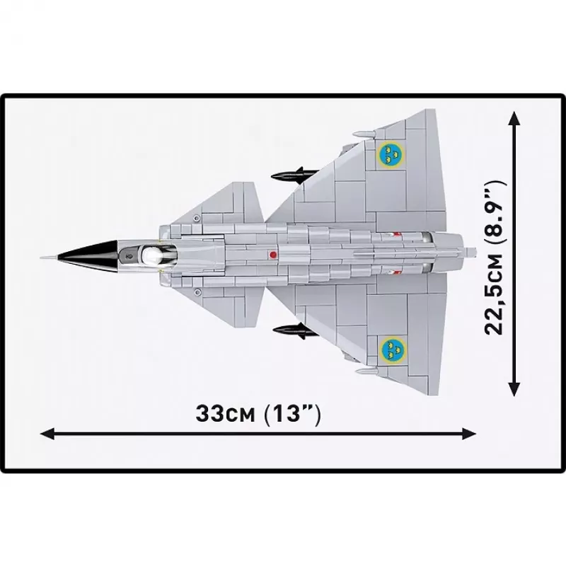 Cobi Blocks Saab AJ 37 Viggen 881 τεμ. Σετ κατασκευής