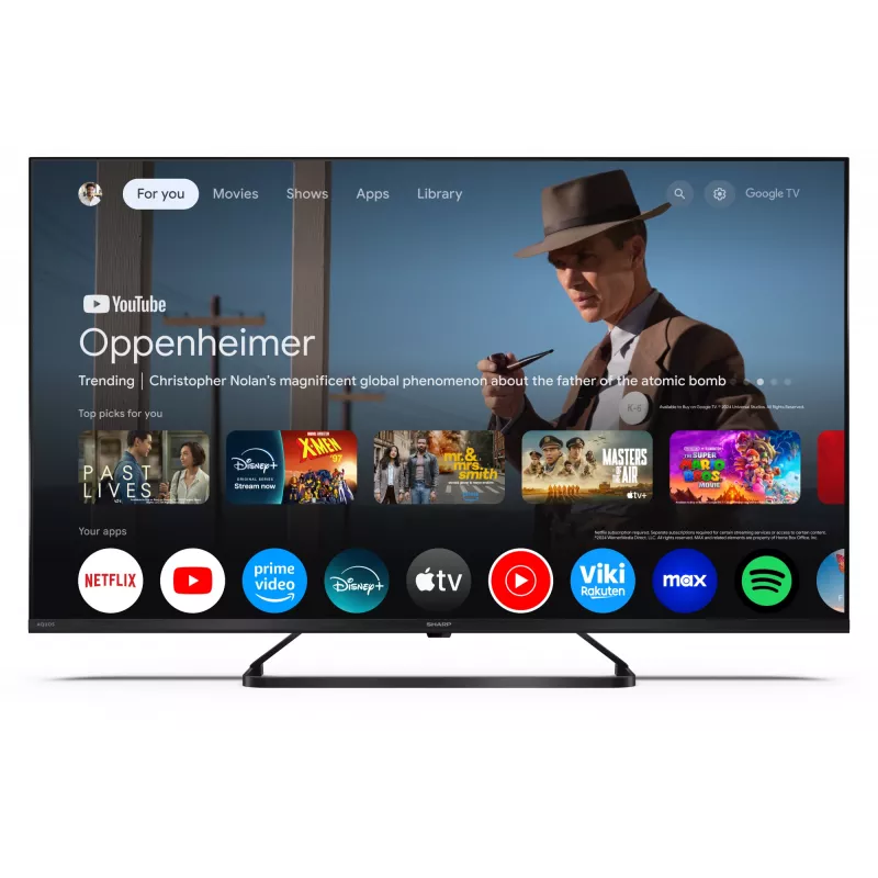 Sharp 43HP6265E TV Google UHD μαύρο