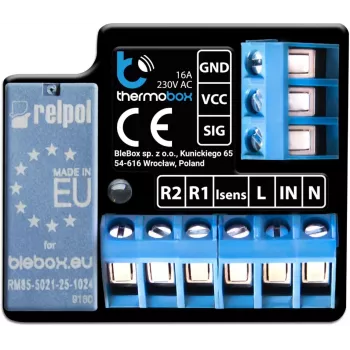 Μονάδα θέρμανσης bleBox Thermobox Smart Control Wi‑Fi, μοντέλο thermobox