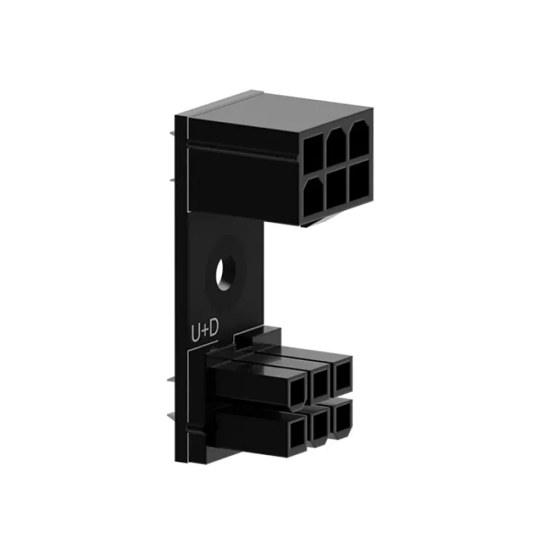 Αντάπτορας 6‑Pin PCIe 180° U+D by Singularity για καλώδια τροφοδοσίας GPU/PCIe (SC-A-PCIE6-UD)