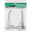Microconnect USBAB5ANGLED-L Καλώδιο USB USB 2.0 5 m USB A USB B λευκό