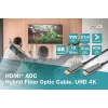 Καλώδιο Οπτικών Ινών HDMI AOC Digitus AK-330125-100-S