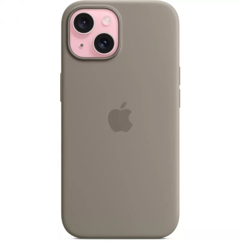 Θήκη σιλικόνης με MagSafe για iPhone 15 – Clay