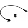 Καλώδιο δεδομένων USB No name microUSB σε microUSB και Lightning, μαύρο, μοντέλο 0-07-0258-0.08_LF