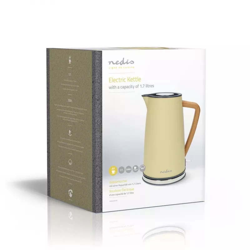 Βραστήρας Nedis KAWK510EYW 1,7 L Κίτρινο