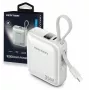 Vention FHEN0 Powerbank, 10000 mAh, 35 W, ενσωματωμένο καλώδιο USB-C, Μπεζ