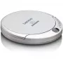 Lenco CD-201SI Φορητό CD player με λειτουργία audiobook και φόρτισης, ασημί