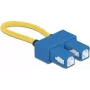 Αντάπτορας loopback οπτικής ίνας DeLOCK 86920 SC UPC Singlemode μπλε